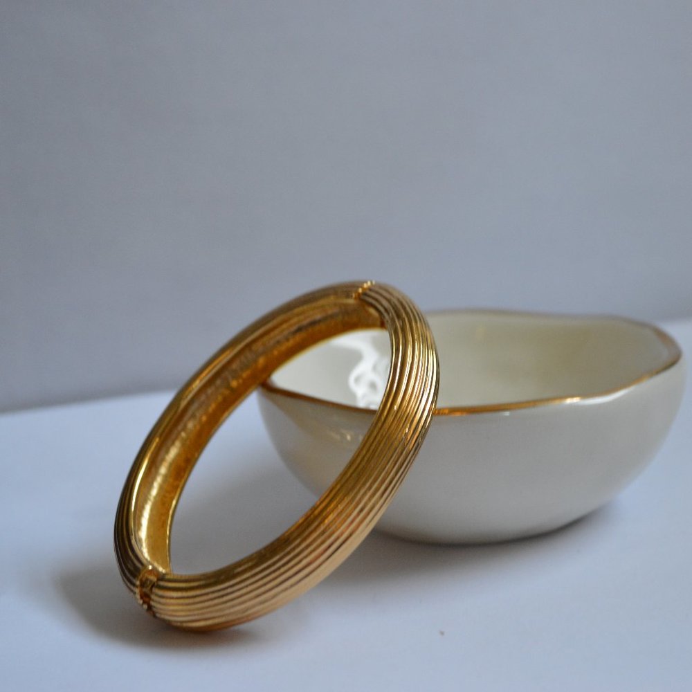 Monet Vintage Gold Bangle